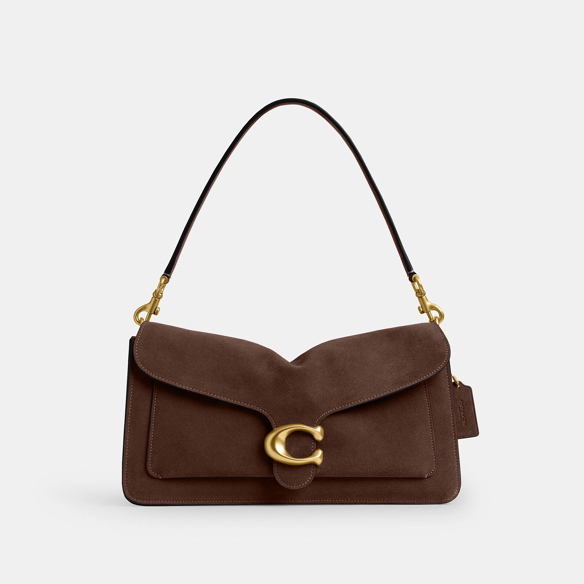 Coach Tabby Shoulder Bag 36 - Women's - Brass/dark Chocolate | Coach (US)