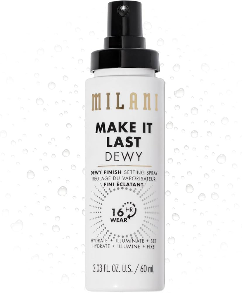 Milani Make It Dewy Setting Spray 3 in 1- Hydrate + Illuminate + Set (2.03 Fl. Oz.) Makeup Finish... | Amazon (US)