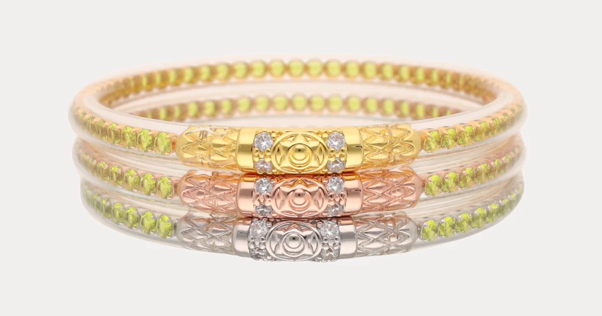 Three Queens All Weather Bangles® (AWB®) - Peridot | BuDhaGirl