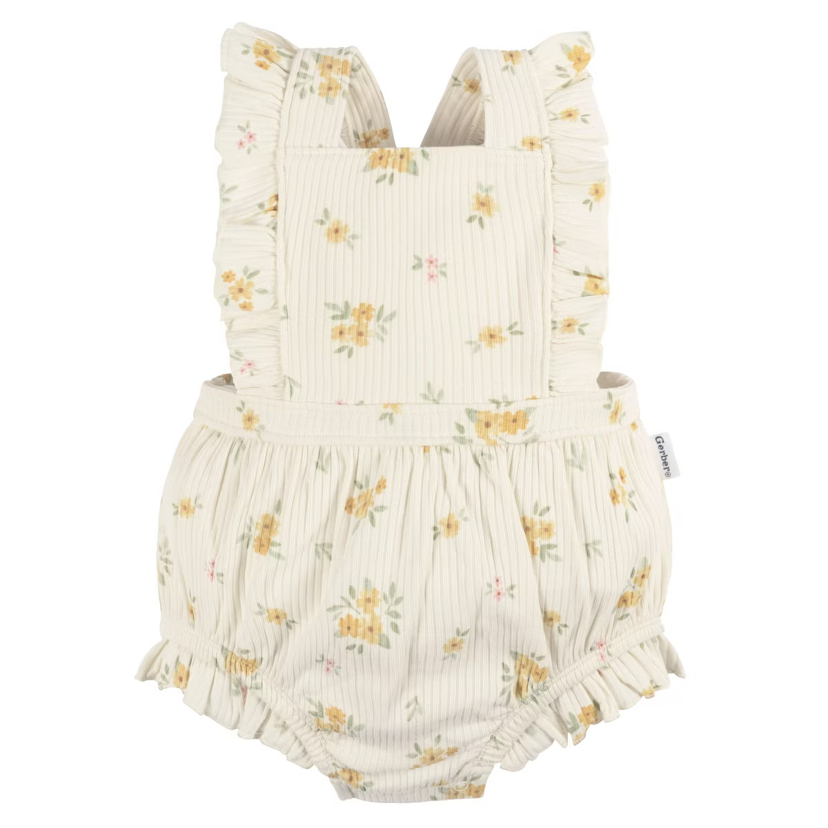 Gerber Baby & Toddler Girls' Sunsuit Romper | Target