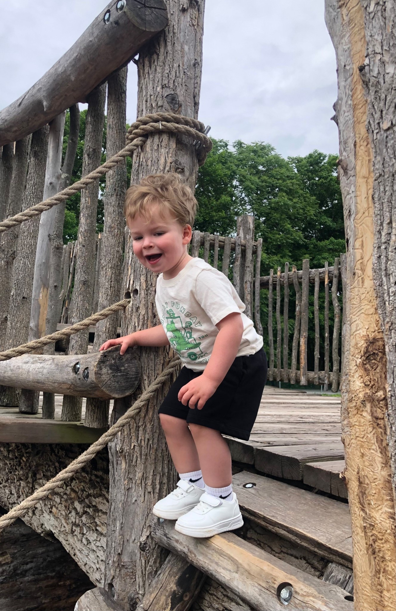 Outfit for the zoo today! Toddler boy clothing oversized tee, sweat shorts, white sneakers 

#LTKSummerEdit #LTKBaby #LTKKids
