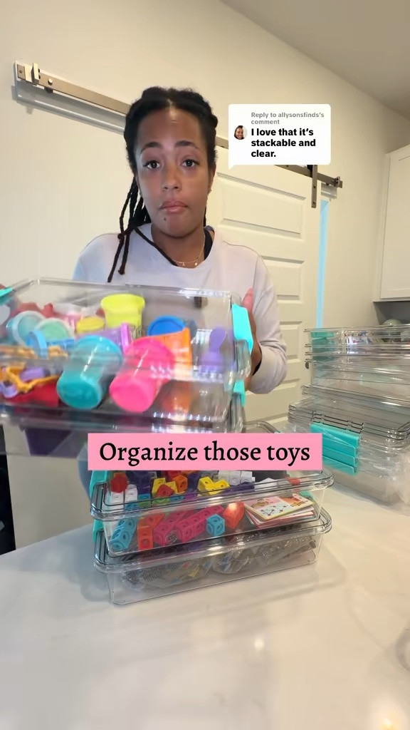 Storage bins for all those little pieces all over the place.

#LTKmomlife #LTKdayinmylife