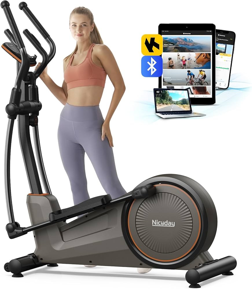 Niceday Elliptical Machine, Elliptical Exercise Machine for Home with Hyper-Quiet Magnetic Drivin... | Amazon (US)