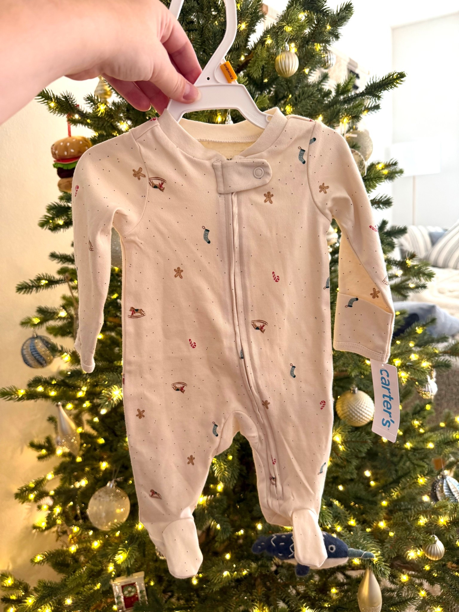 Only $5 at Carter’s right now! Could resist picking up a little Christmas onesie in the hopes baby boy is here by then 😊 

#LTKBaby #LTKmomlife #LTKHoliday