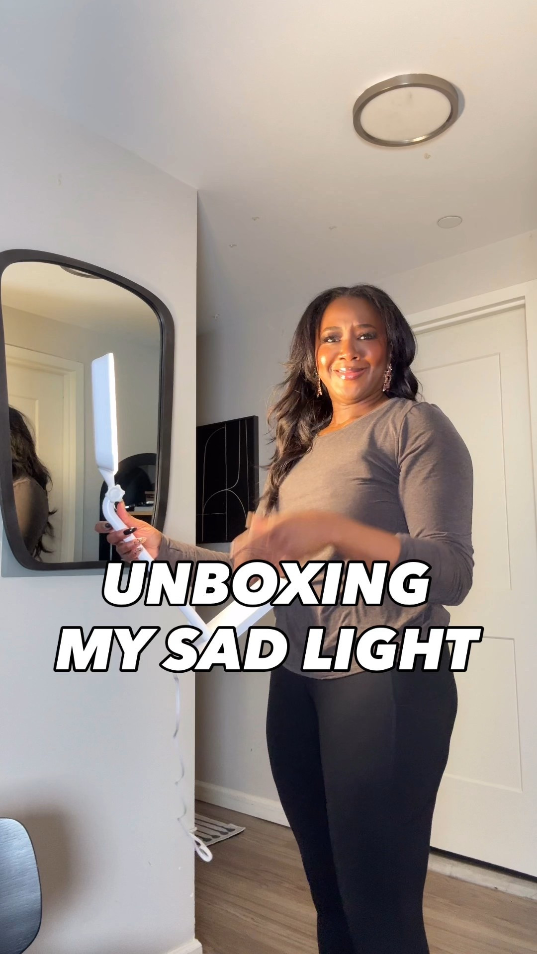 Unboxing my Seasonal Affective Disorder light.

#LTKOver40 #LTKSeasonal #LTKActive