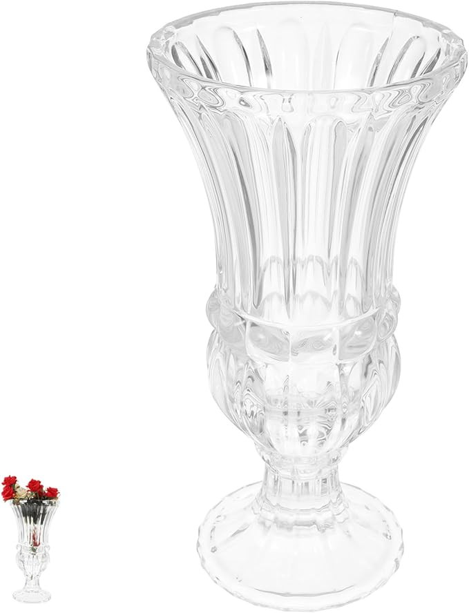 Vintage Glass Roman Vase for Home Decor Dried Flower Centerpieces Elegant Chic Design for Wedding... | Amazon (US)