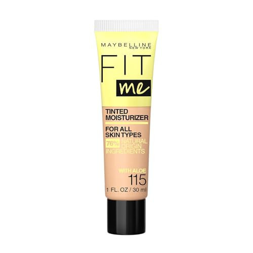 Maybelline Fit Me Tinted Moisturizer, Natural Coverage, Face Makeup, 115, 1 Count | Amazon (US)