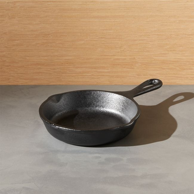 Lodge ® Cast-Iron 5" Mini Skillet | Crate & Barrel