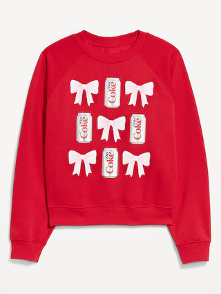 Diet Coke® Oversized Raglan Sweatshirt | Old Navy (US)
