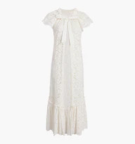 The Lace Coco Duster - White Fleur Lace | Hill House Home US