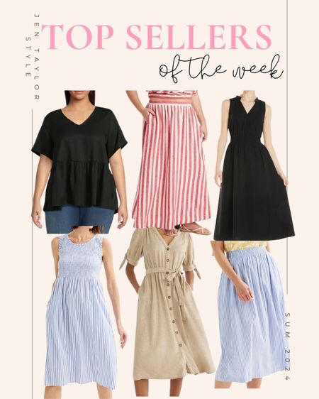 Top sellers in plus size fashion this week- plus size top, plus size maxi skirt, plus size dresses all perfect for summer outfit ideas! 

#LTKplussize #LTKfindsunder50 #LTKstyletip