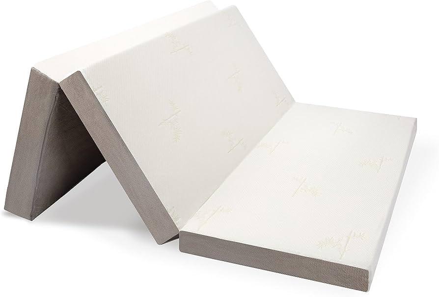 Milliard Tri Folding Mattress with Washable Cover, Queen Size (78 inches x 58 inches x 4 inches) | Amazon (US)