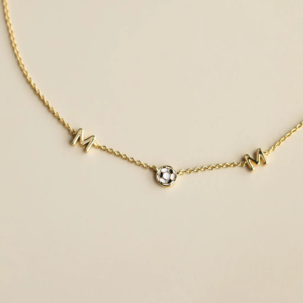 Soccer Mom Necklace | Nickel and Suede