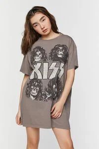 Kiss Graphic T-Shirt Dress | Forever 21 (US)