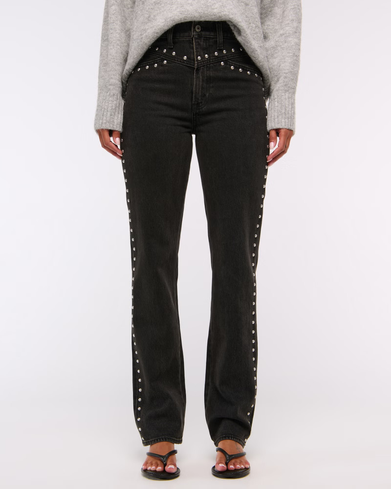 Ultra High Rise 90s Straight Jean | Abercrombie & Fitch (US)