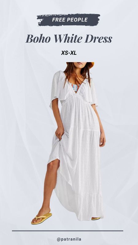 The epitome of summer dressing.
.
.
Free People, boho dress, white dress, boho white dresses, maxi dress, white maxi dress, under 100 #LTKunder100 #LTKcurves

#LTKSeasonal