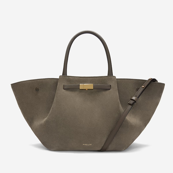 The Midi New York | Deep Olive Suede & Deep Olive Smooth | DeMellier | DeMellier