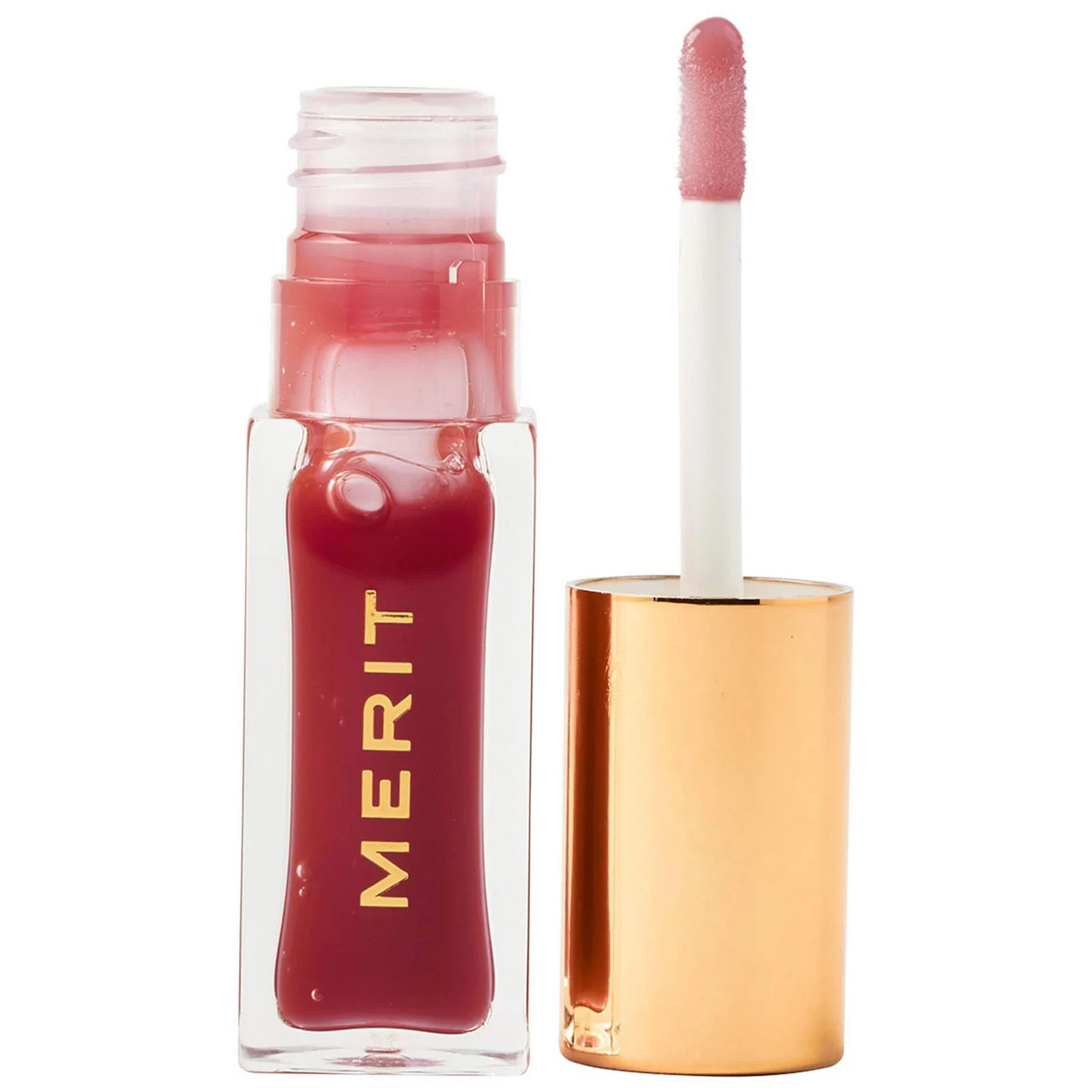 MERIT Shade Slick Gelee Sheer Tinted Lip Oil, Size: .23Oz, Mapleton | Kohl's