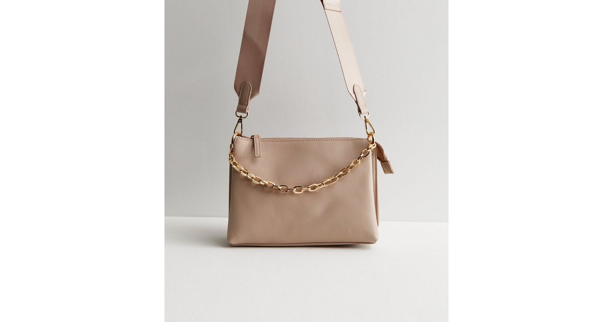 Camel Chain Drape Cross Body Bag
						
						Add to Saved Items
						Remove from Saved Items | New Look (UK)