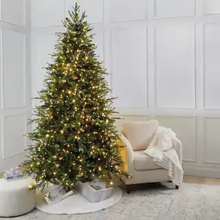 7.5ft. Pre-Lit Charlotte Spruce Realistic Artificial Christmas Tree, Color Changing Mini LED Ligh... | Michaels Stores