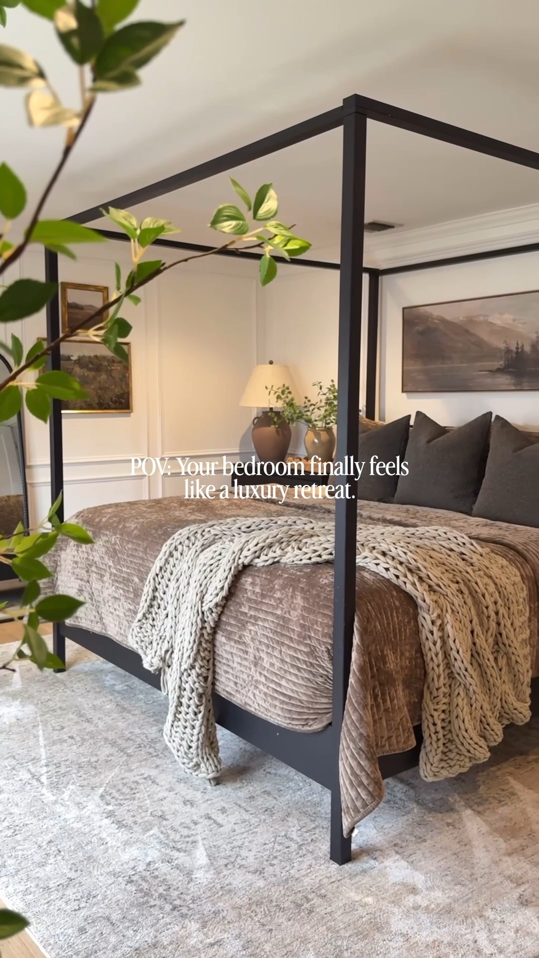 Cozy, earthy, lived-in bedding, bedroom furniture, & decor. 🤎

#LTKHome #LTKSaleAlert #LTKvlog