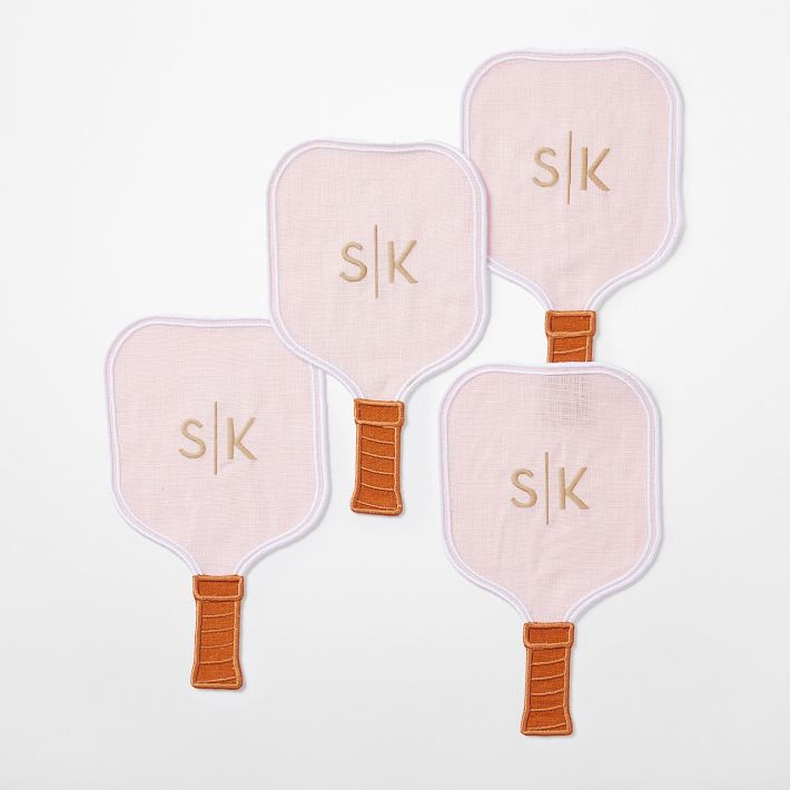 Sports Icon Cocktail Napkins, Set of 4 | Mark and Graham