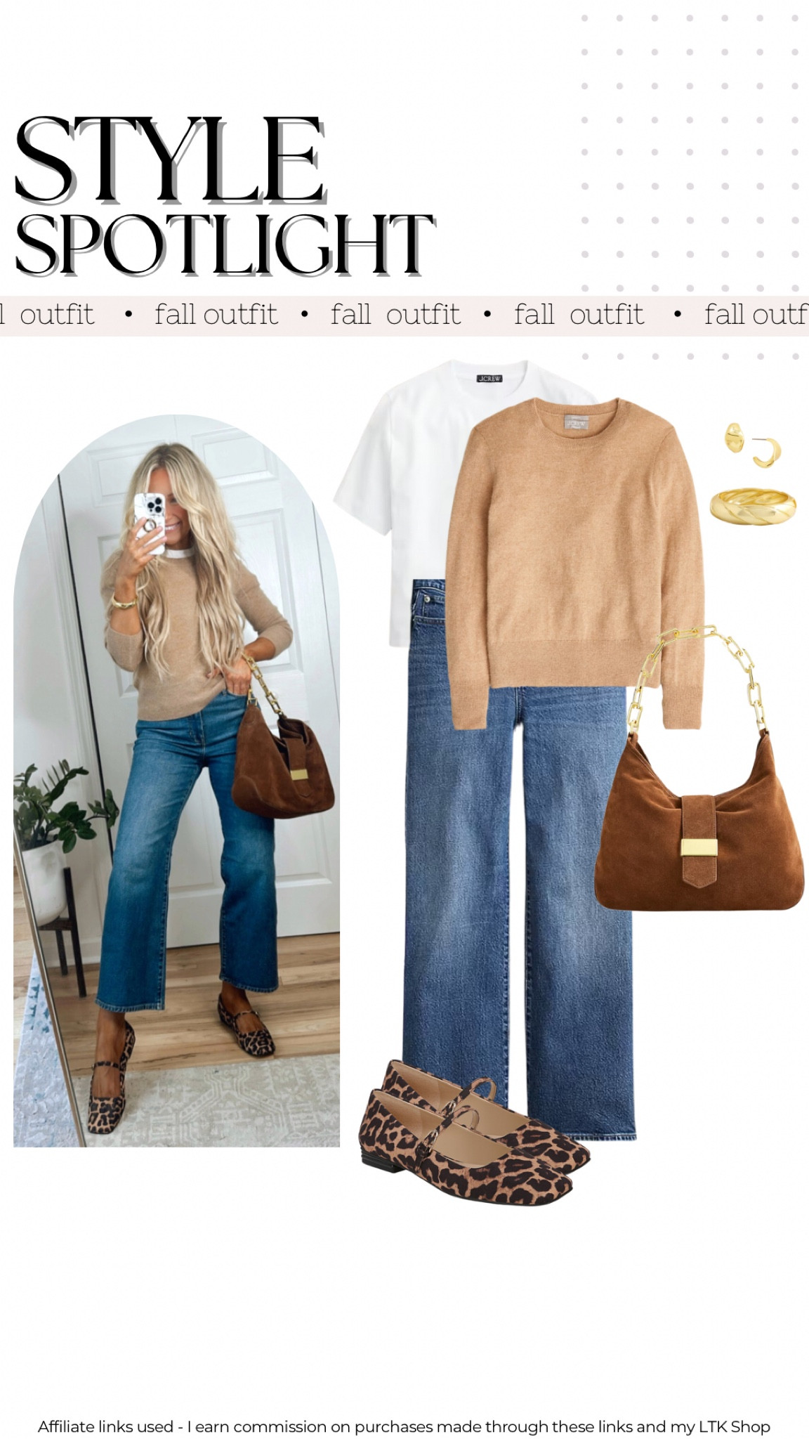 Fall outfit with leopard shoes 🐆