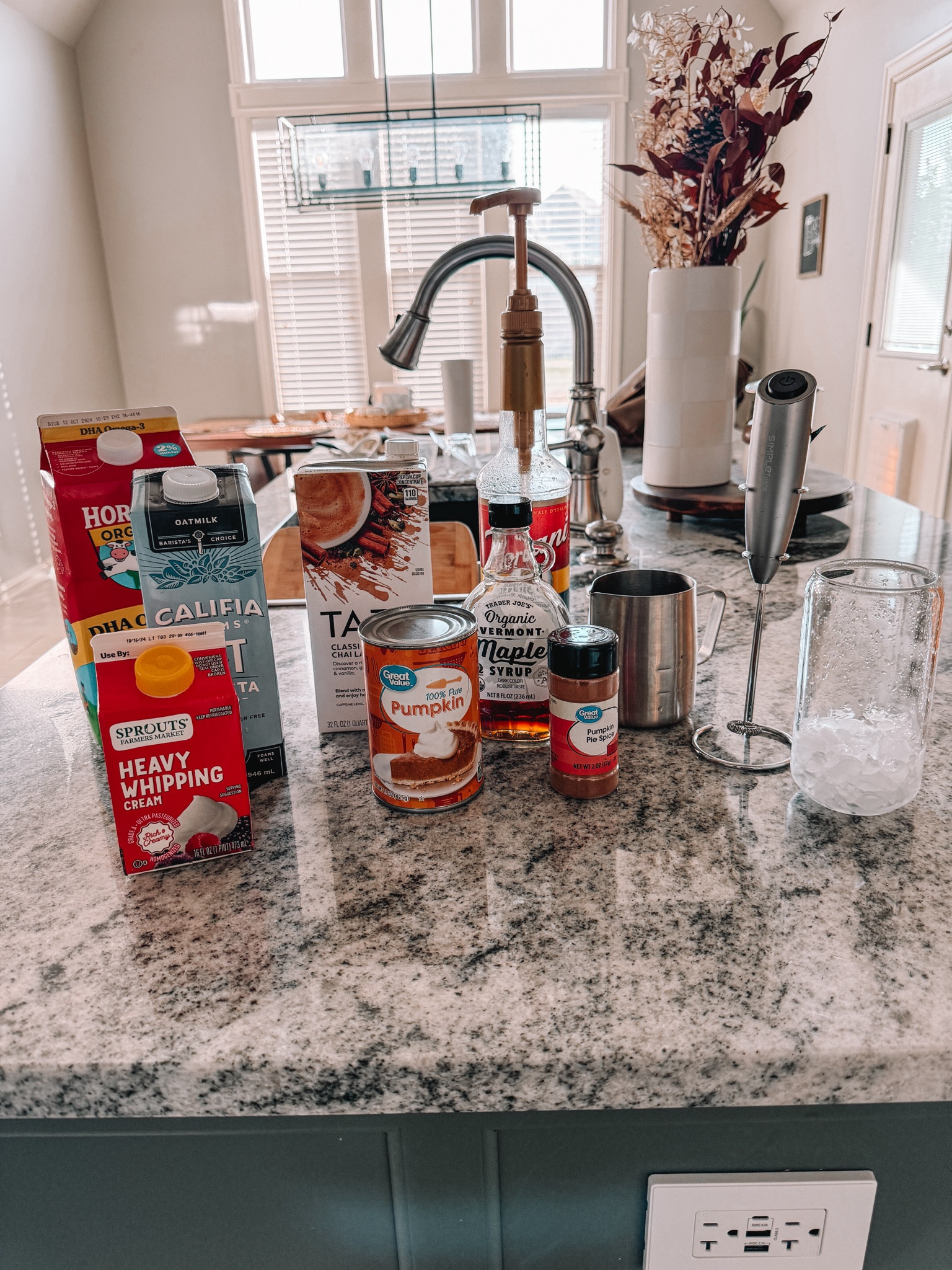 Iced Chai Latte with Pumpkin Cream Cold Brew! Recipe in my stories & materials linked here. 

#LTKHome #LTKSeasonal