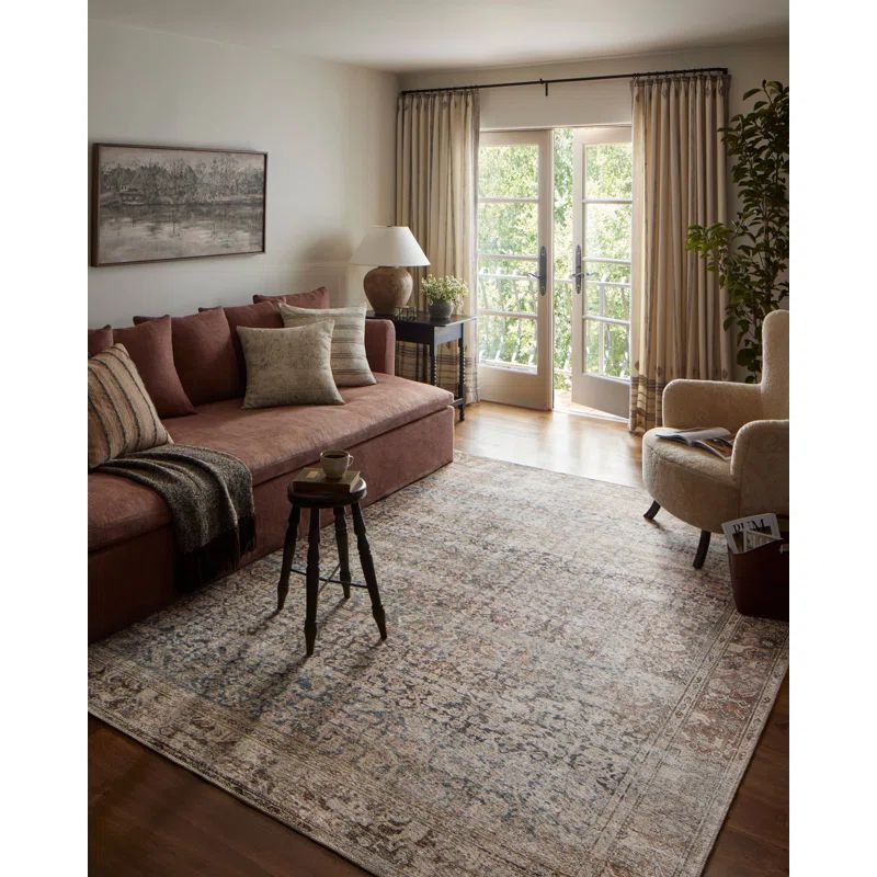 Amber Lewis x Loloi Georgie Multi / Spice Area Rug | Wayfair North America