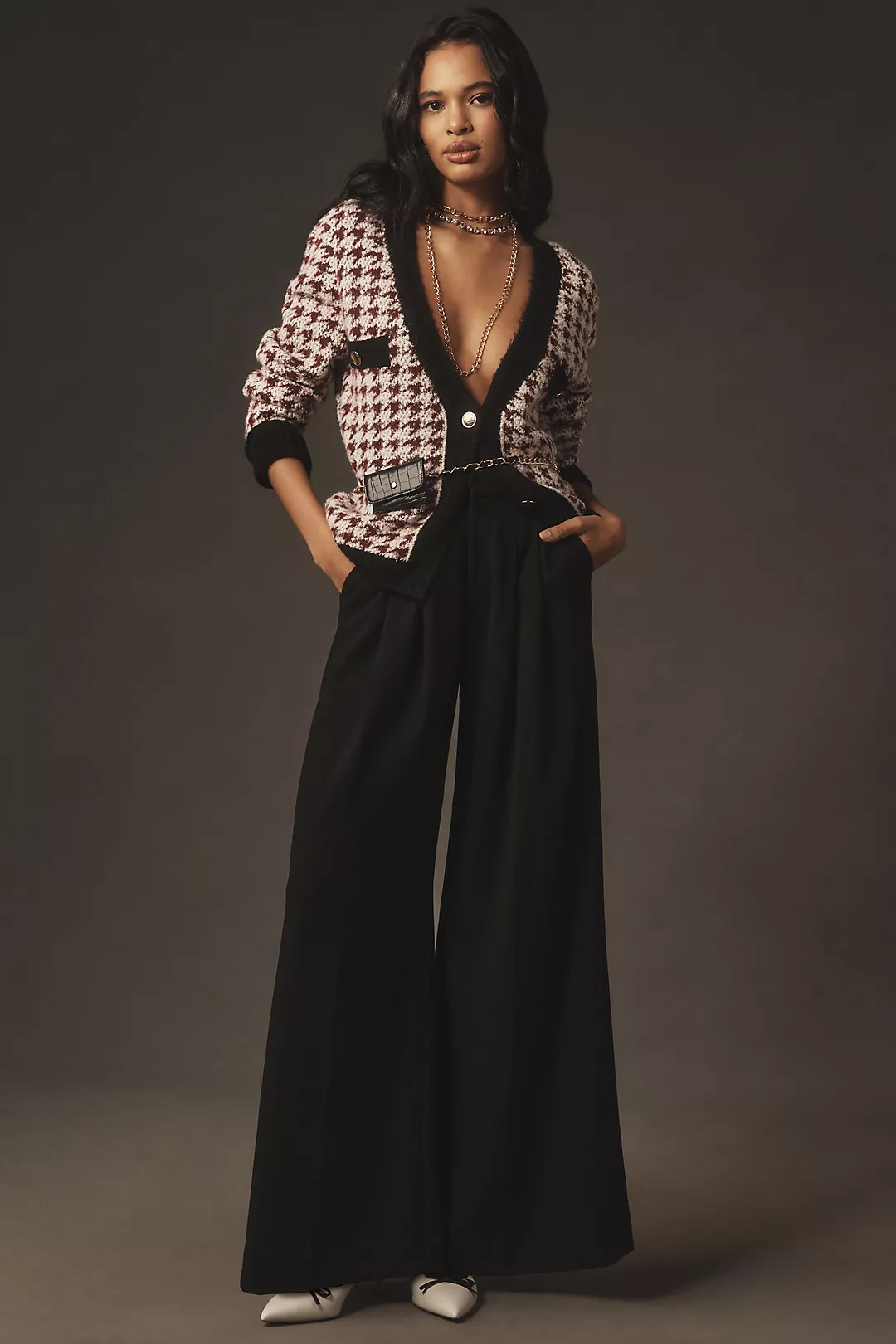 The Avery Pleated Wide-Leg Trousers by Maeve | Anthropologie (US)