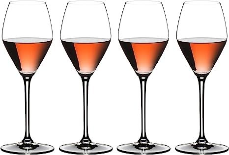 Riedel Extreme Rose/Champagne Wine Glass, 4 Count (Pack of 1), Clear | Amazon (US)