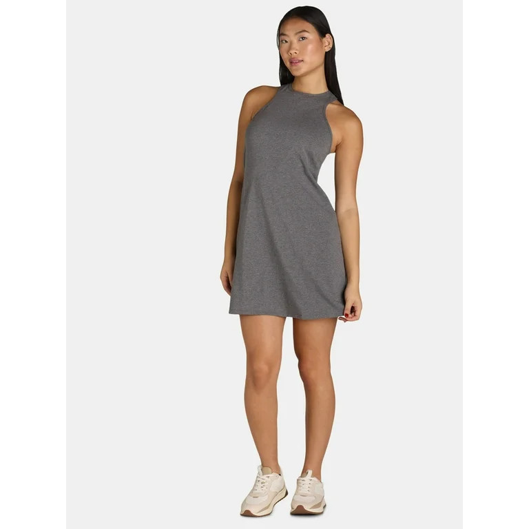 Athletic Works Women’s Dri-More Sleeveless Tank Dress, Sizes XS-XXXL | Walmart (US)