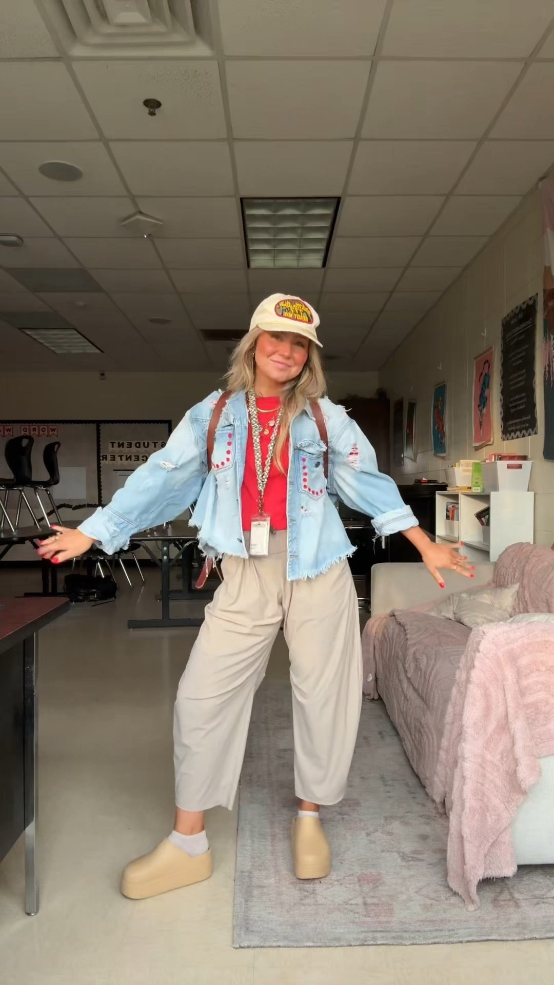 This fit was PERFECT for the active, HOT, festive day I had! 

Jacket is clearly personalized lol but I bought the jacket probably 10 years ago. It’s cello and size 2x!! I linked lots of similars! 
Also hat is olldddd urban outfitters but I liked similar styles! 
Pants are XS regular 
Shirt is S 


#LTKPetite #LTKFindsUnder50 #LTKFindsUnder100