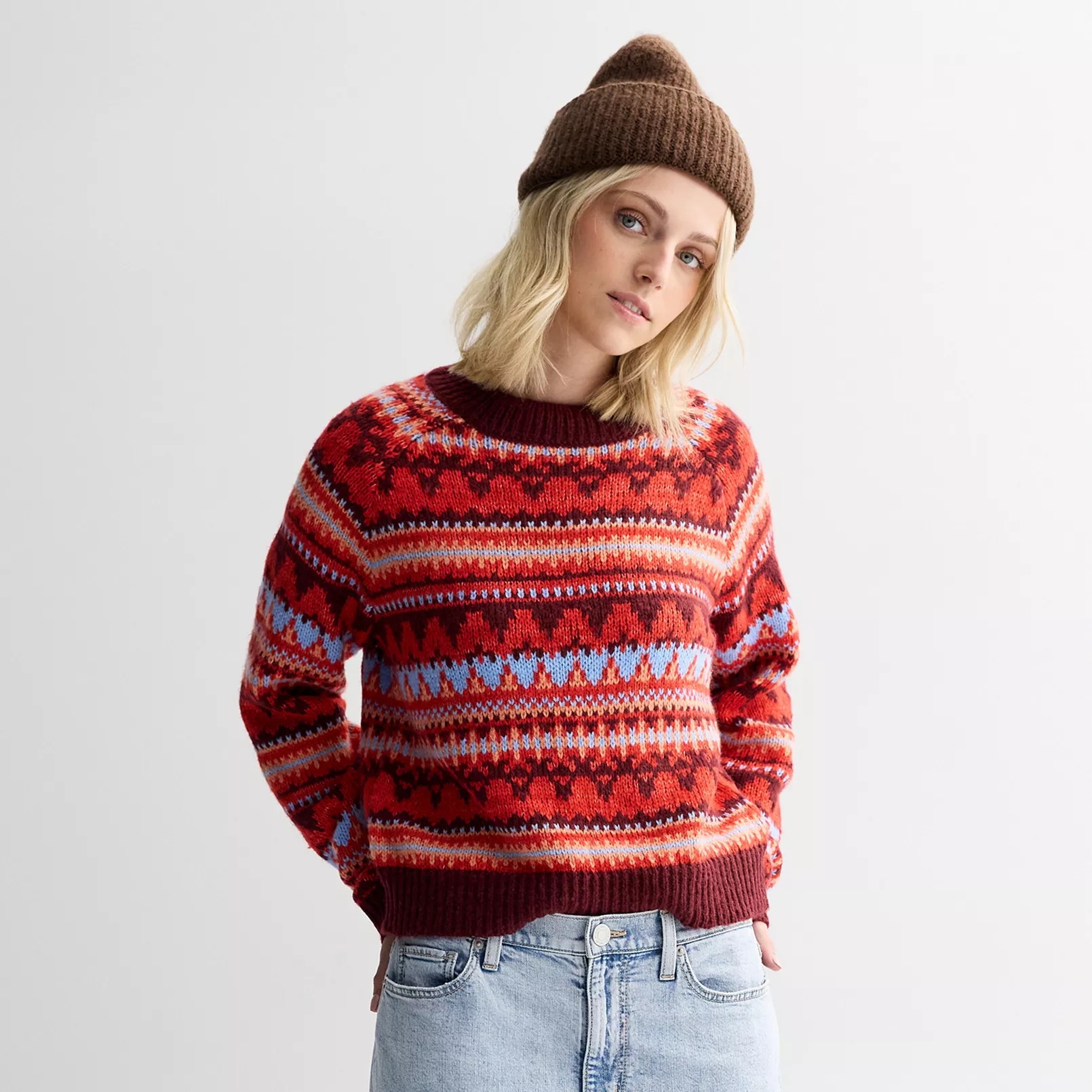 Juniors' SO® Raglan Pullover Sweater | Kohl's