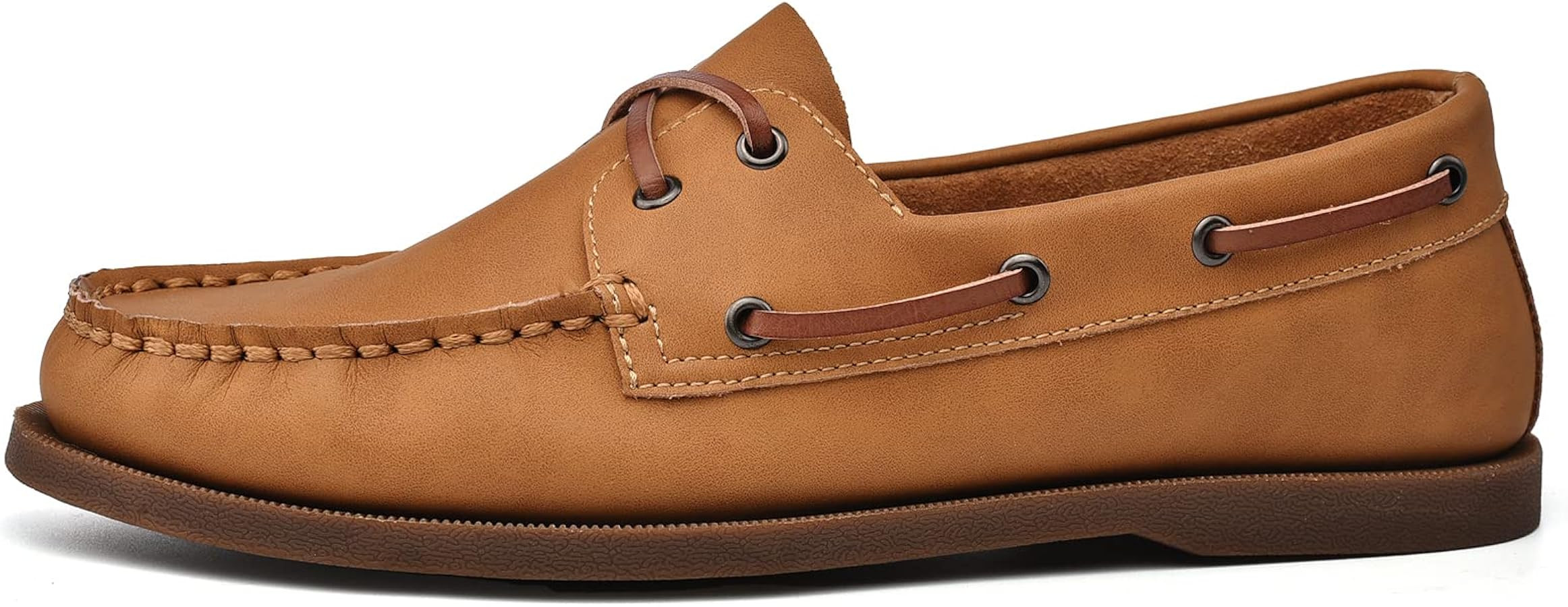 Mens Boat Shoes Leather Casual Dress Shoes Classic Loafers | Amazon (US)