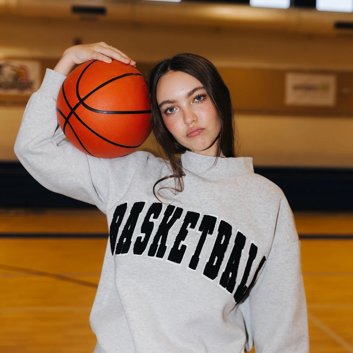 Basketball Mockneck Sweatshirt | Staykation