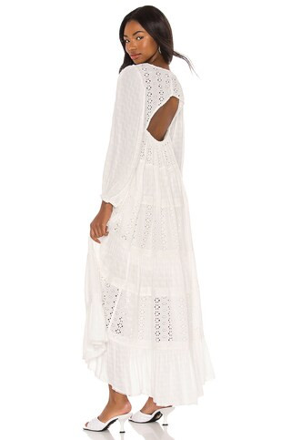 Free People Mockingbird Maxi Dress in Evening Cream from Revolve.com | Revolve Clothing (Global)