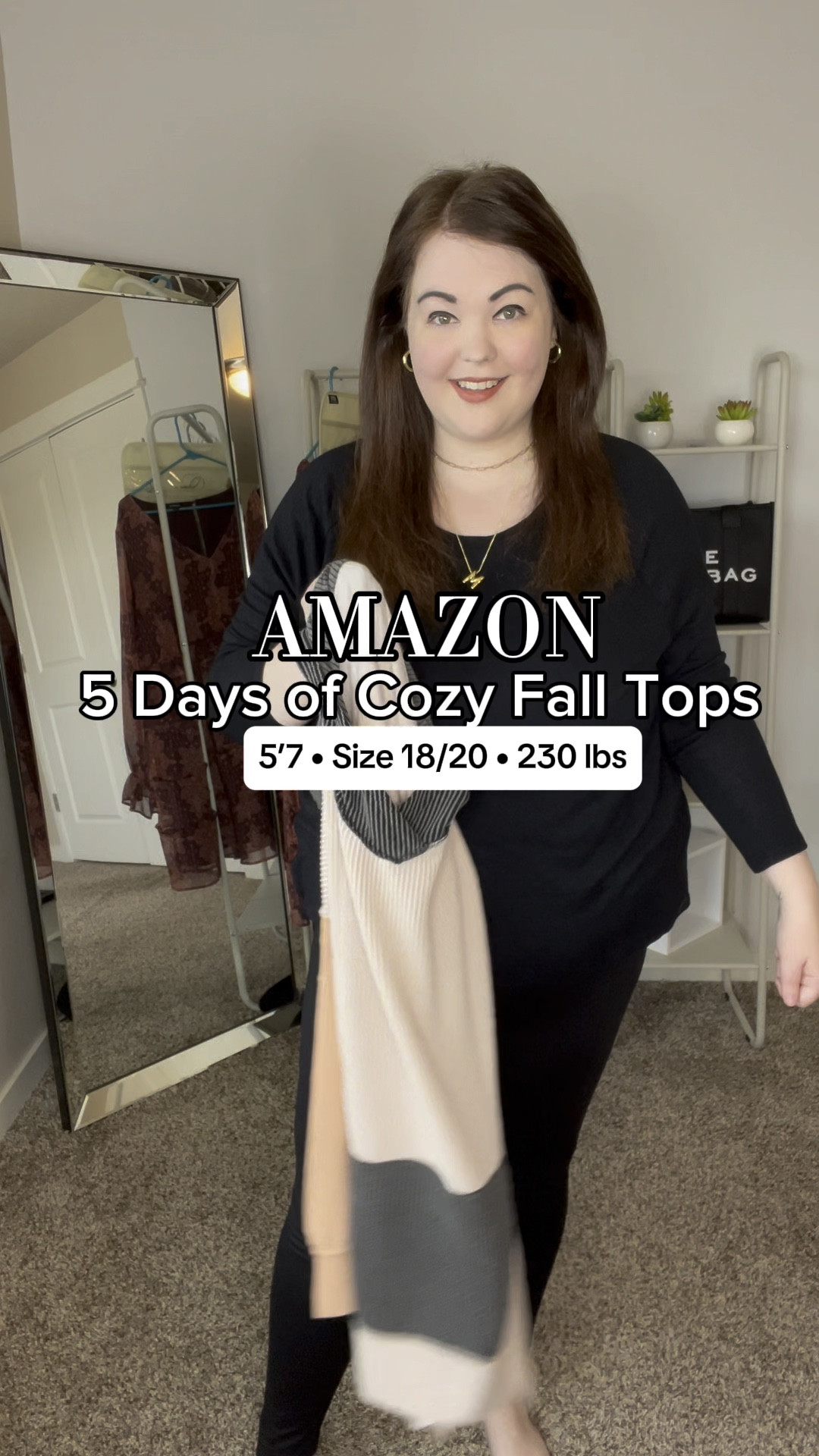 Day 5 of Plus Size Cozy Fall Tops from Amazon 🖤✨ Lightweight Colorblock ribbed hoodie.

Available in sizes 1X-5X (fits tts). I’m wearing the 1X. 7 color options. Originally $32.99, but has a 50% off coupon at checkout

#LTKSaleAlert #LTKPlusSize #LTKVideo