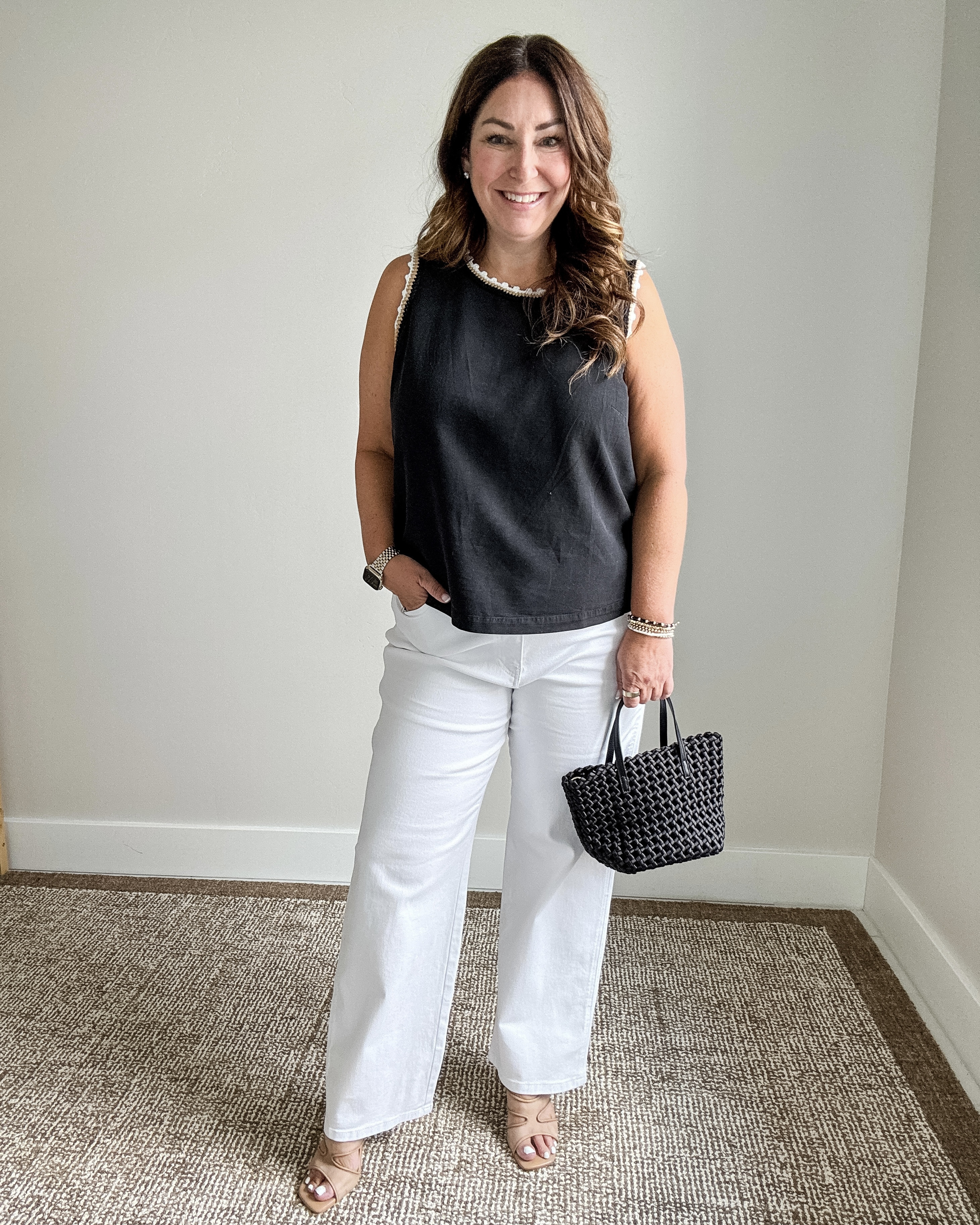 This is my 2nd Cloth and Stone tank because they are that perfect mix of work and weekend! Paired with these straight leg jeans I feel dressy casual or pair with pumps and trouser pants for a great work look!  
Top size up for larger chest, XL // Jeans size down wearing 14 but lots of room 

#everevepartner #EvereveStyle @EvereveOfficial 

 

#LTKOver40 #LTKMidsize #LTKWorkwear