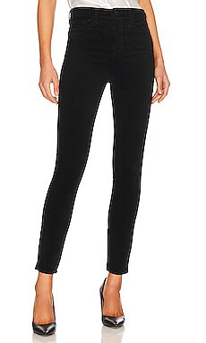 L'AGENCE Monique Ultra High Rise Skinny in Noir from Revolve.com | Revolve Clothing (Global)