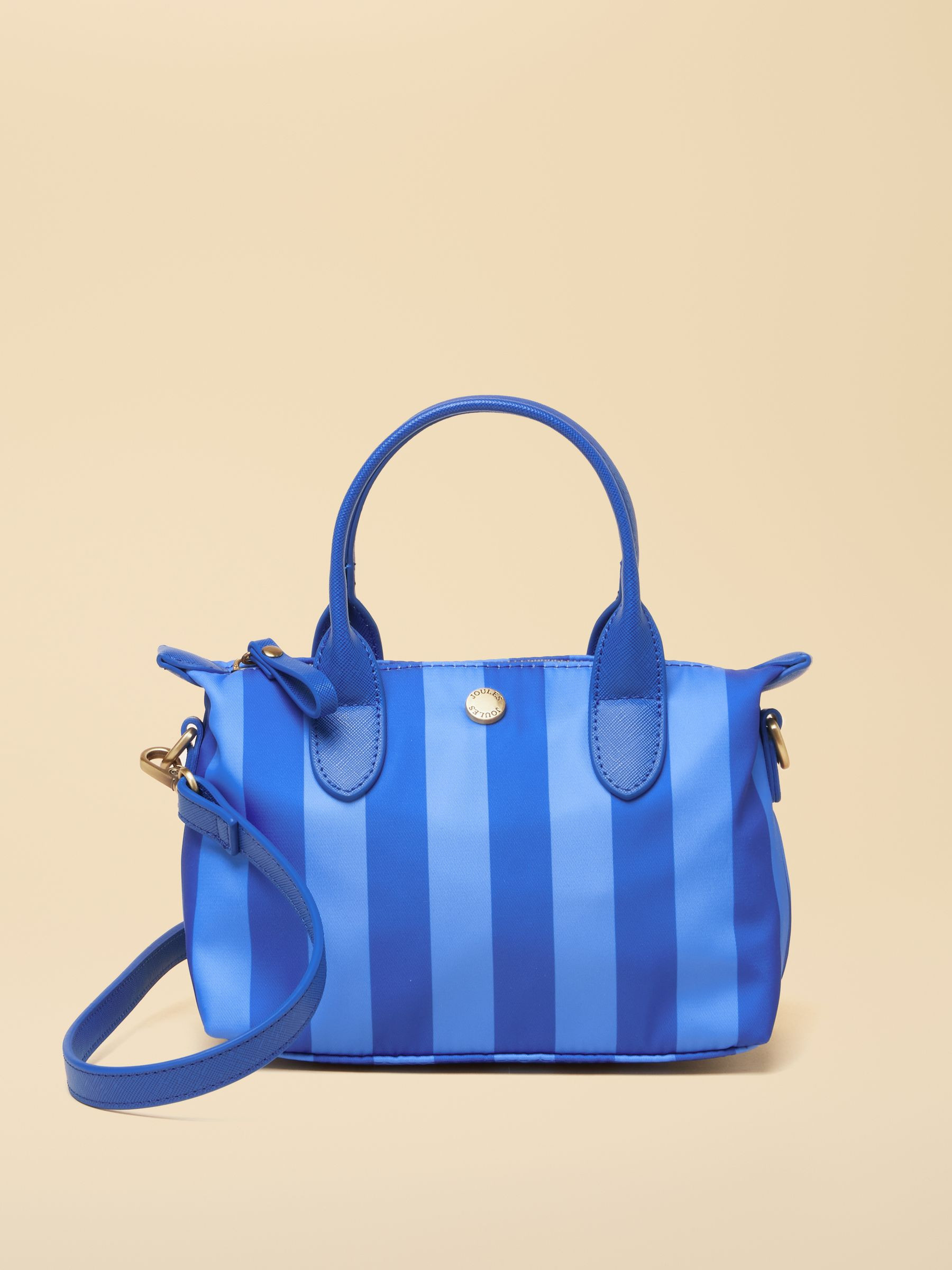 Edie Blue Striped Crossbody Handbag | Joules | Joules