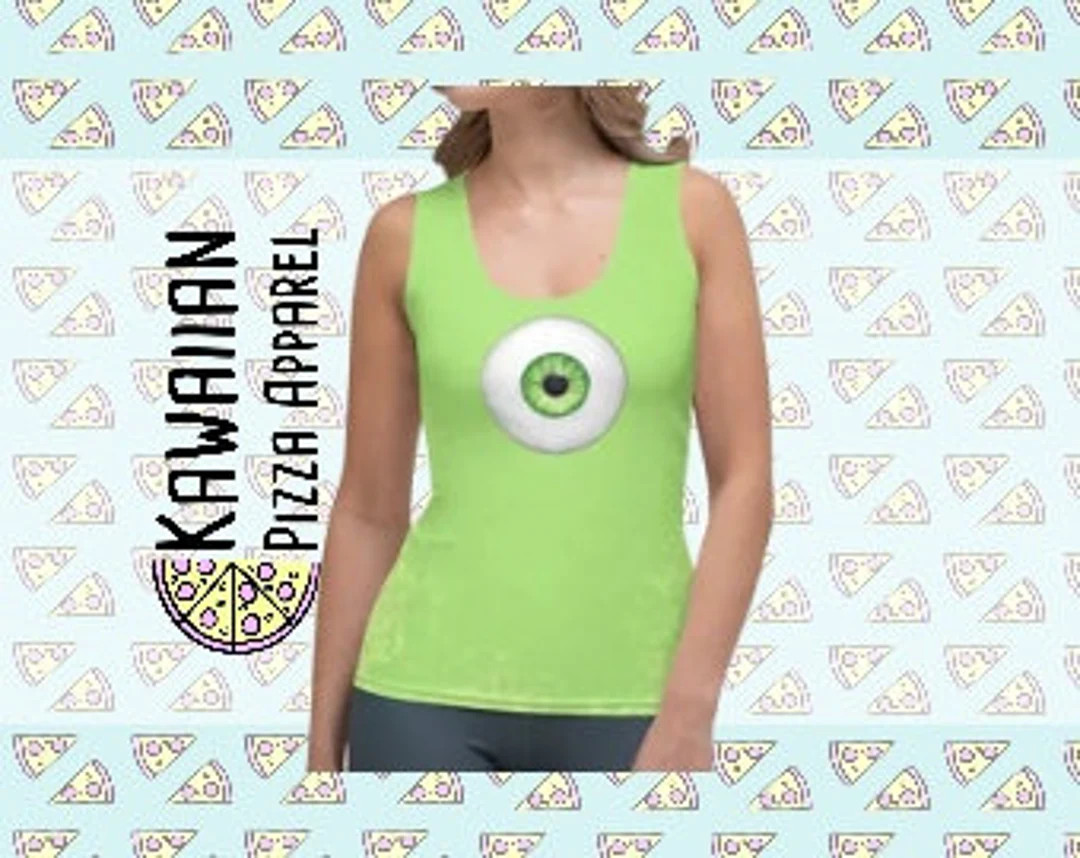 RUSH ORDER: Mike Wazowski Monster Inc Inspired Sublimation Cut & Sew Tank Top - Etsy | Etsy (US)