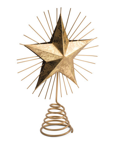 Iron Star Tree Topper | TJ Maxx