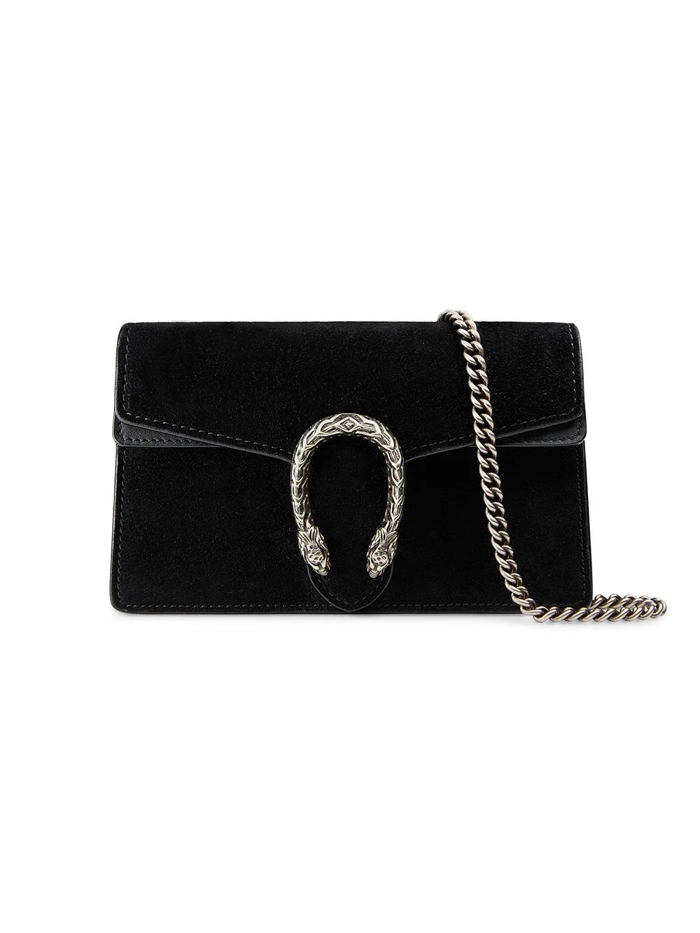 Gucci Dionysus suede super mini bag - Black | FarFetch US