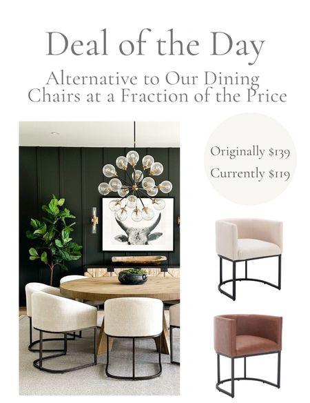 Just found a great alternative to ur dining chairs ( that have DOUBLED in price since we purchased)!  Originally $139 but now on sale for 119 each!

#LTKHome #LTKSaleAlert