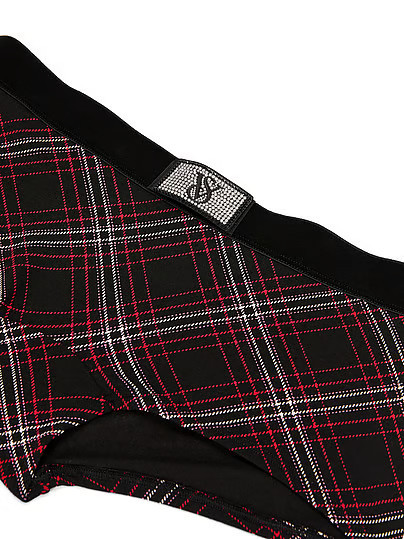 Cotton Logo Shine Patch Velvet Boyshort Panty, Print, S - Women's Panties - Victoria's Secret | Victoria's Secret (US / CA )