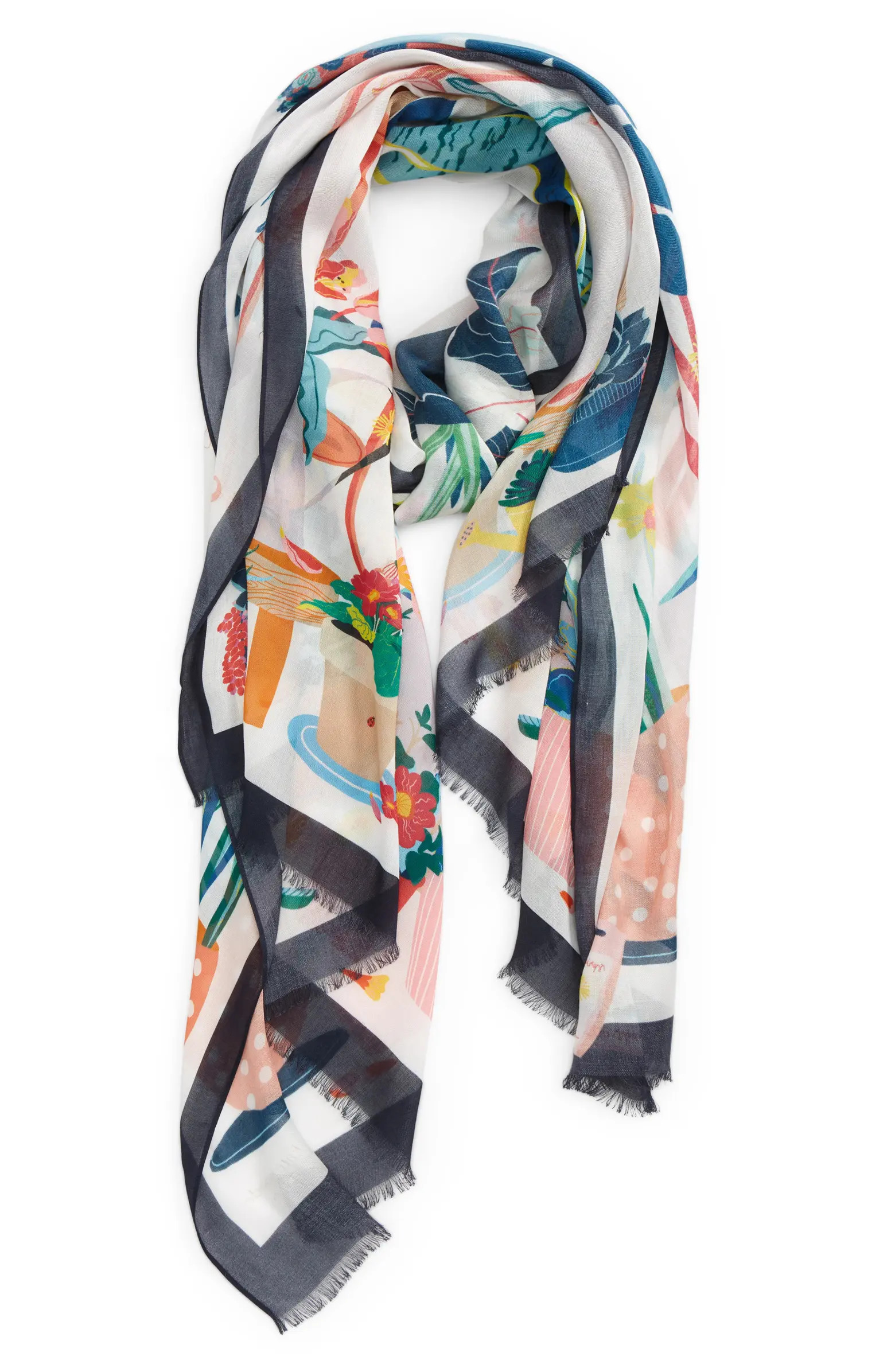 flower pot jungle oblong scarf | Nordstrom