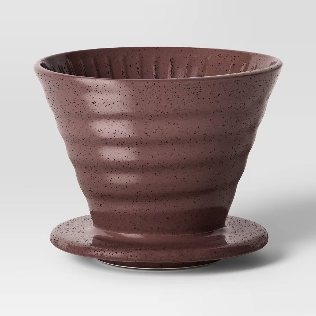 12 fl oz Stoneware Pour Over Mug Plum Purple - Threshold™ | Target