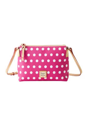 Dooney & Bourke Polka Dot Crossbody Pouchette, Fuchsia | Belk