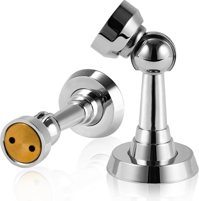 Magnetic Door Stop Brass Heavy Duty Door Stopper Keep Door Open Door Catch Holder with Screws for... | Amazon (US)